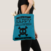 文字体裁レトロハロウィーン トートバッグ (クローズアップ)