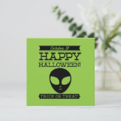 文字体裁レトロハロウィーン 招待状 (スタンド正面)