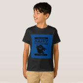 文字体裁レトロハロウィーン Tシャツ (正面フル)