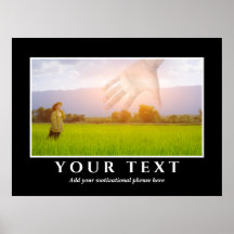 文字写真感動的ポスターの追加