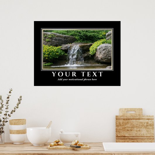 文字写真感動的ポスターの追加 ポスター (キッチン)