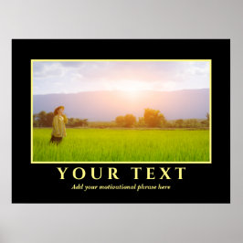 文字写真感動的ポスターの追加 ポスター