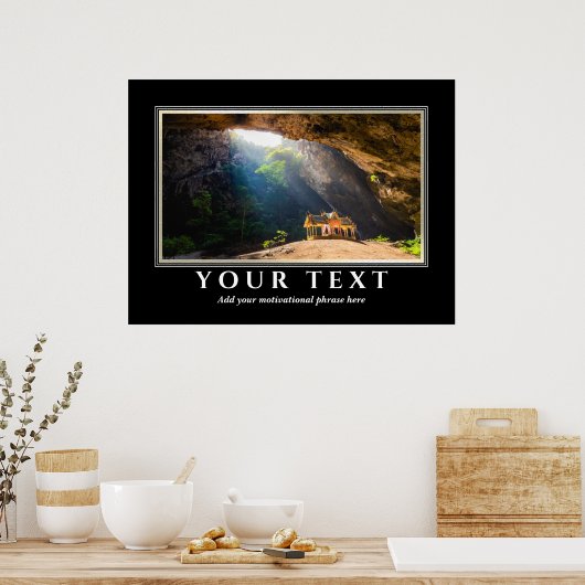 文字写真感動的ポスターの追加 ポスター (キッチン)