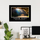 文字写真感動的ポスターの追加 ポスター (ホームオフィス)