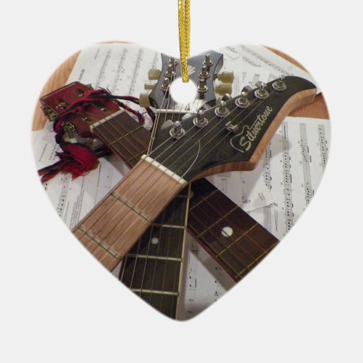 文字列と物 セラミックオーナメント (正面)