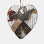 文字列と物 セラミックオーナメント (左)