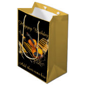 文字列と鍵,ハッピーバースデー_ ミディアムペーパーバッグ (正面アングル)