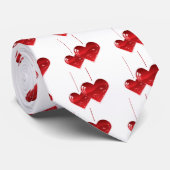 文字列のハート ネクタイ (ロール)