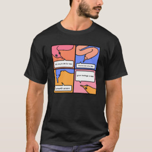 文字列のワームは、コミットarson必須と述べている tシャツ