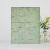 文字列の緑のスクラップグランジブック紙 (スタンド正面)