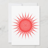 文字列アート招待状 招待状 (正面)