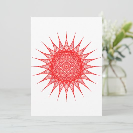 文字列アート招待状 招待状 (スタンド正面)