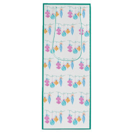 文字列オーナメントワインバッグ ワインギフトバッグ