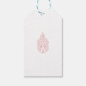 文字列カスタム付きラベルギフト | 休日とおもしろい ギフトタグ (正面)