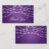 文字列パープルきらめくを挿入 エンクロージャーカード (正面/裏面)