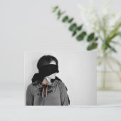 文字列ポートレート01 ポストカード (スタンド正面)