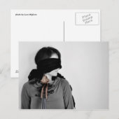 文字列ポートレート01 ポストカード (正面/裏面)