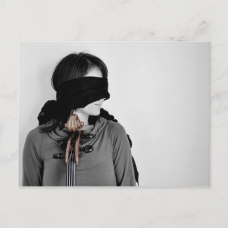 文字列ポートレート01 ポストカード