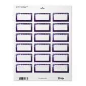 文字列ライト夕べ空白のアドレス ラベル (フルシート)