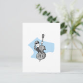 文字列楽器 – ダブルベース ポストカード (スタンド正面)