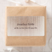 文字動揺してテンプレートウッドボードルック出荷 ラベル (インサイチュ)