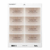 文字動揺してテンプレートウッドボードルック出荷 ラベル (フルシート)