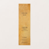 文字動揺してノスタルジックオールド紙ルックエレガント 名刺 (内部フラット)