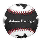 文字卒業野球 野球ボール (裏面)