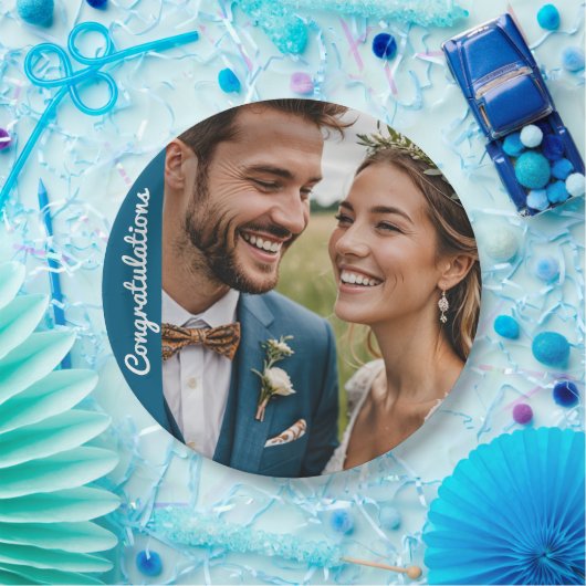 文字及び写真カスタムパーソナライズされたパーティー ペーパープレート (パーティー)