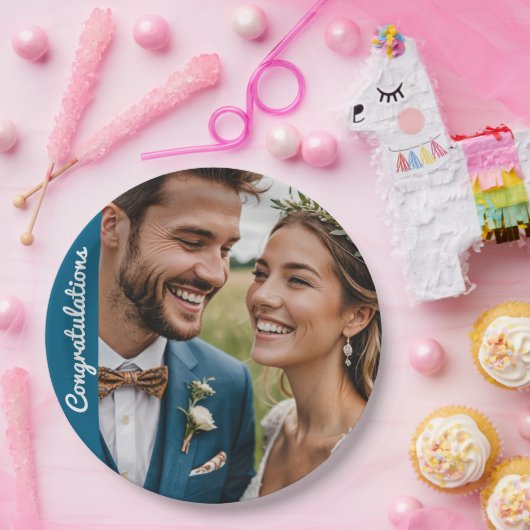 文字及び写真カスタムパーソナライズされたパーティー ペーパープレート (パーティー)