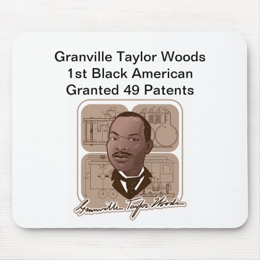 文字及び写真#600が付いているGranville Tの木製品 マウスパッド (正面)