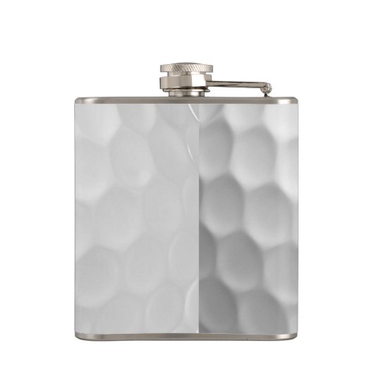 文字及び数パーソナライズされた数を有するゴルフボール フラスク (裏面)