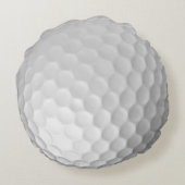 文字及び数パーソナライズされた数を有するゴルフボール ラウンドクッション (裏面)