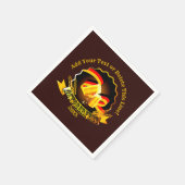 文字名年オクトーバーフェストパーティーの追加20xx スタンダードカクテルナプキン (角)