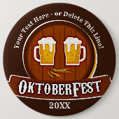 文字名年オクトーバーフェストパーティーの追加20xx 缶バッジ (正面)