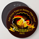 文字名年オクトーバーフェストパーティーの追加20xx 缶バッジ (正面&裏面)