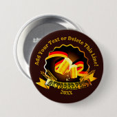 文字名年オクトーバーフェストパーティーの追加20xx 缶バッジ (正面&裏面)