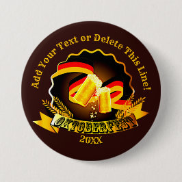 文字名年オクトーバーフェストパーティーの追加20xx 缶バッジ
