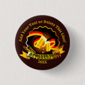 文字名年オクトーバーフェストパーティーの追加20xx 缶バッジ (正面)