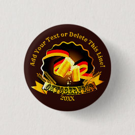 文字名年オクトーバーフェストパーティーの追加20xx 缶バッジ