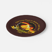 文字名年オクトーバーフェストパーティー20xx 7"を追加 ペーパープレート (アングル)