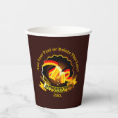 文字名年オクトーバーフェストパーティー20xx 8ozの追加 紙コップ (正面)