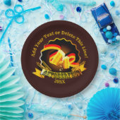 文字名年オクトーバーフェストパーティー20xx 9"を追加 ペーパープレート (パーティー)