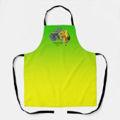 文字年の編集オーストラリア日ガムリーフワトル エプロン (正面)