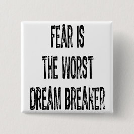 文字恐怖は最悪のドリームブレーカーブラック 缶バッジ