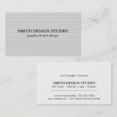 文字情報 |テクスチャライン 名刺 (正面/裏面)