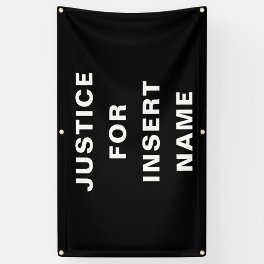 文字抗議の裁判 横断幕 (縦)