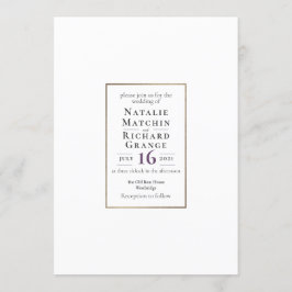 文字招待状テンプレート1クラシックエレガント 招待状