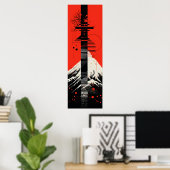 文字日本の図ポスター ポスター (ホームオフィス)