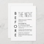 文字書道前夜招待状 招待状 (正面/裏面)